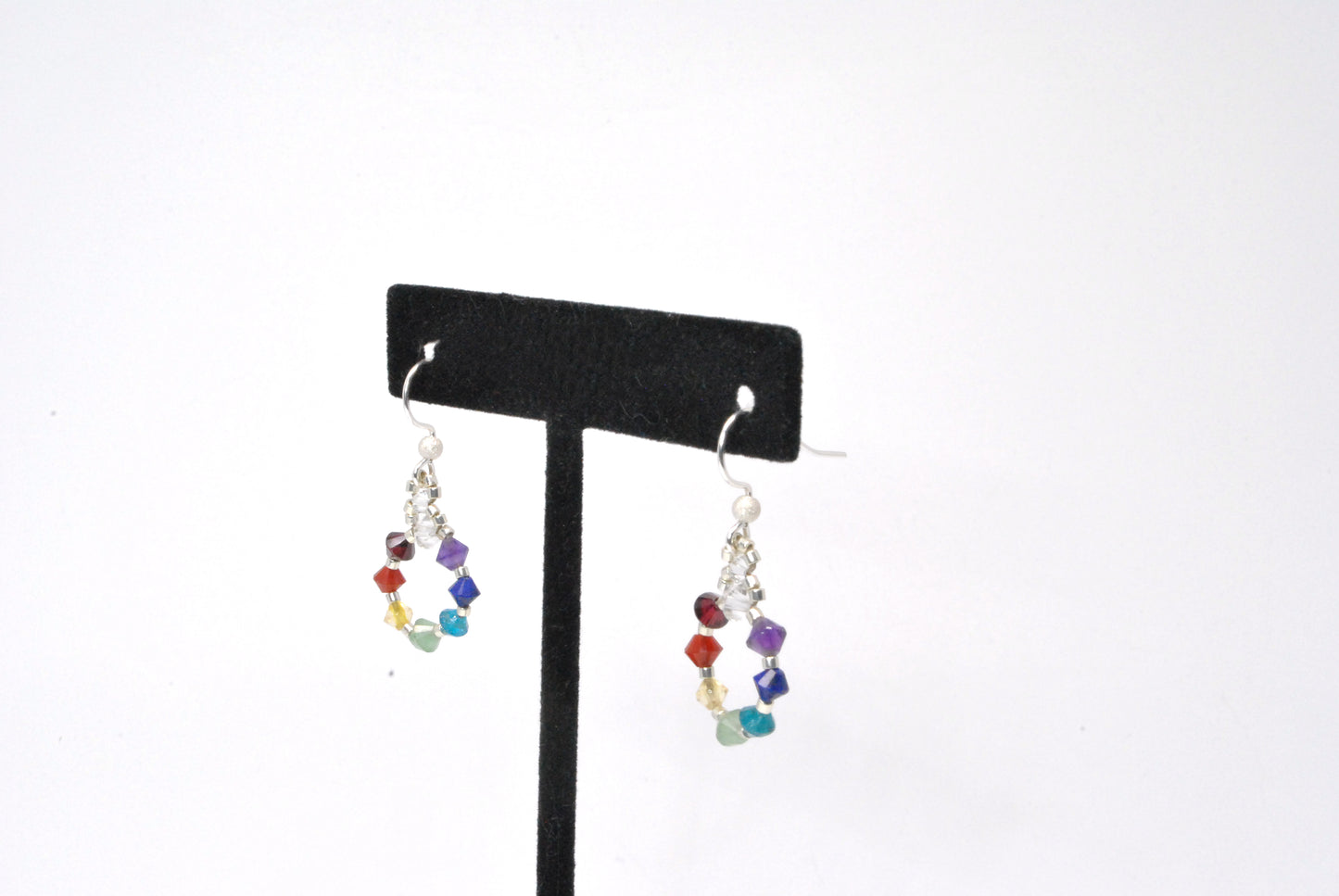 Chakra Energy Wheel Gemstone Earrings | Balancing and Radiance