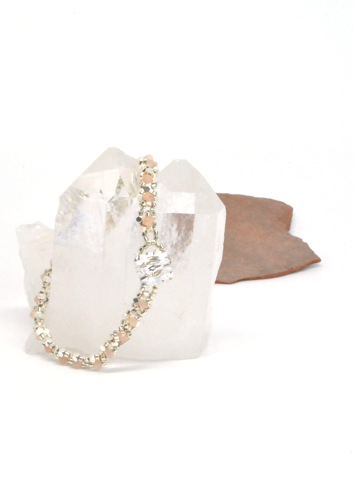 sunstone gemstone delicate bracelet