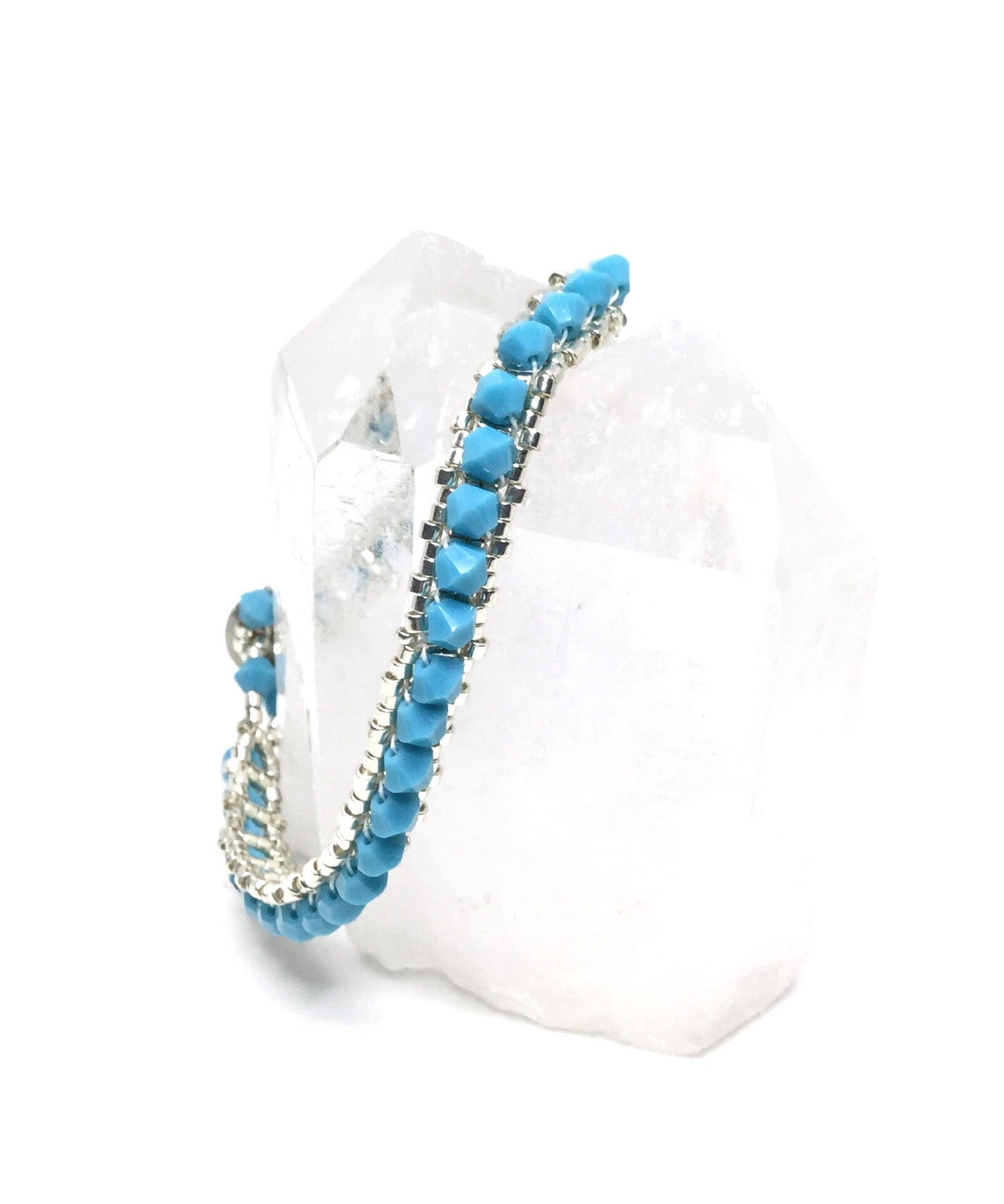 turquoise tennis bracelet . jewelry set . turquoise bracelet . delicate turquoise jewelry . dainty turquoise bracelet . turquoise swarovski