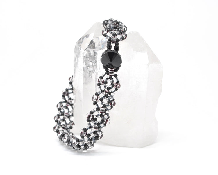 glass beaded bracelets