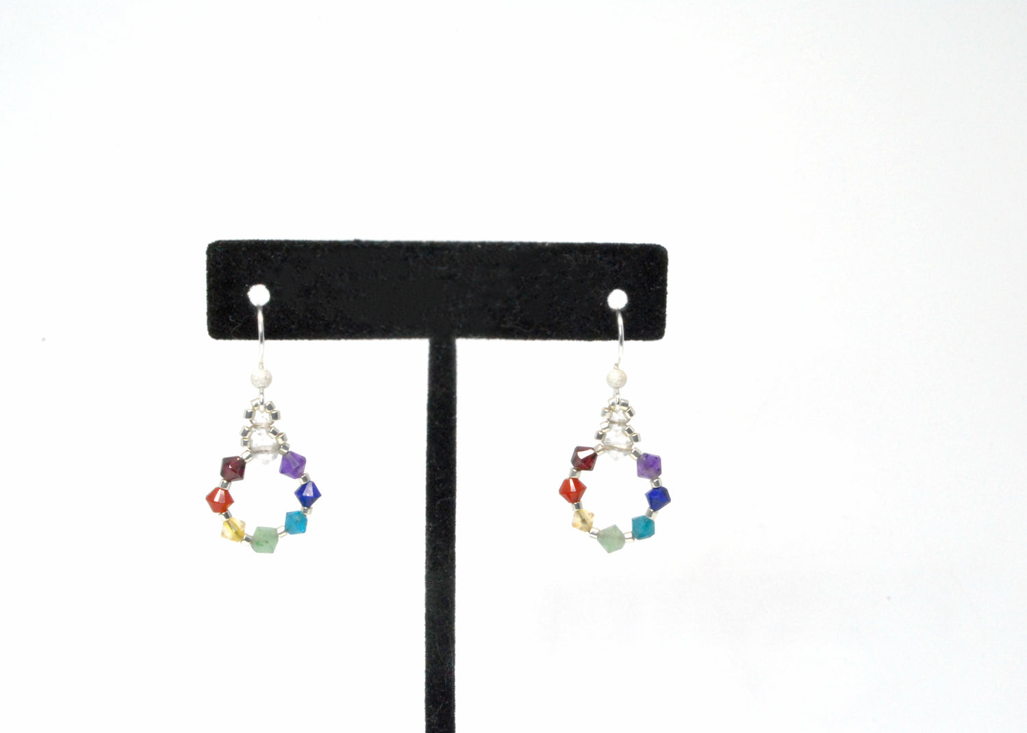 gemstone earrings