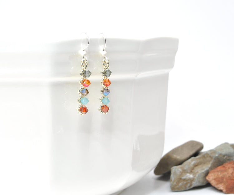 swarovski crystal earrings