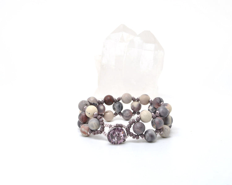purple jewlery