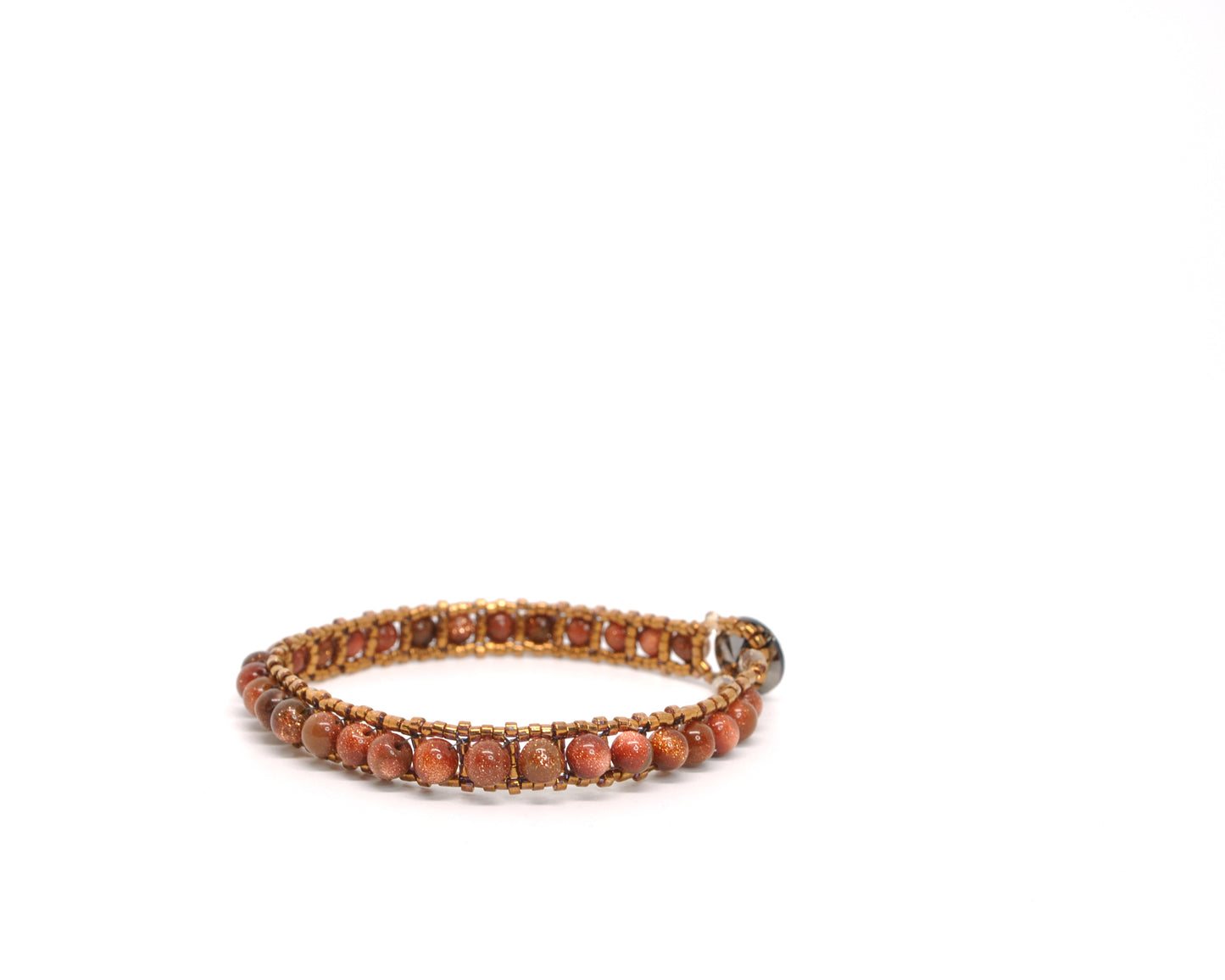 goldstone gemstone tennis bracelet_4