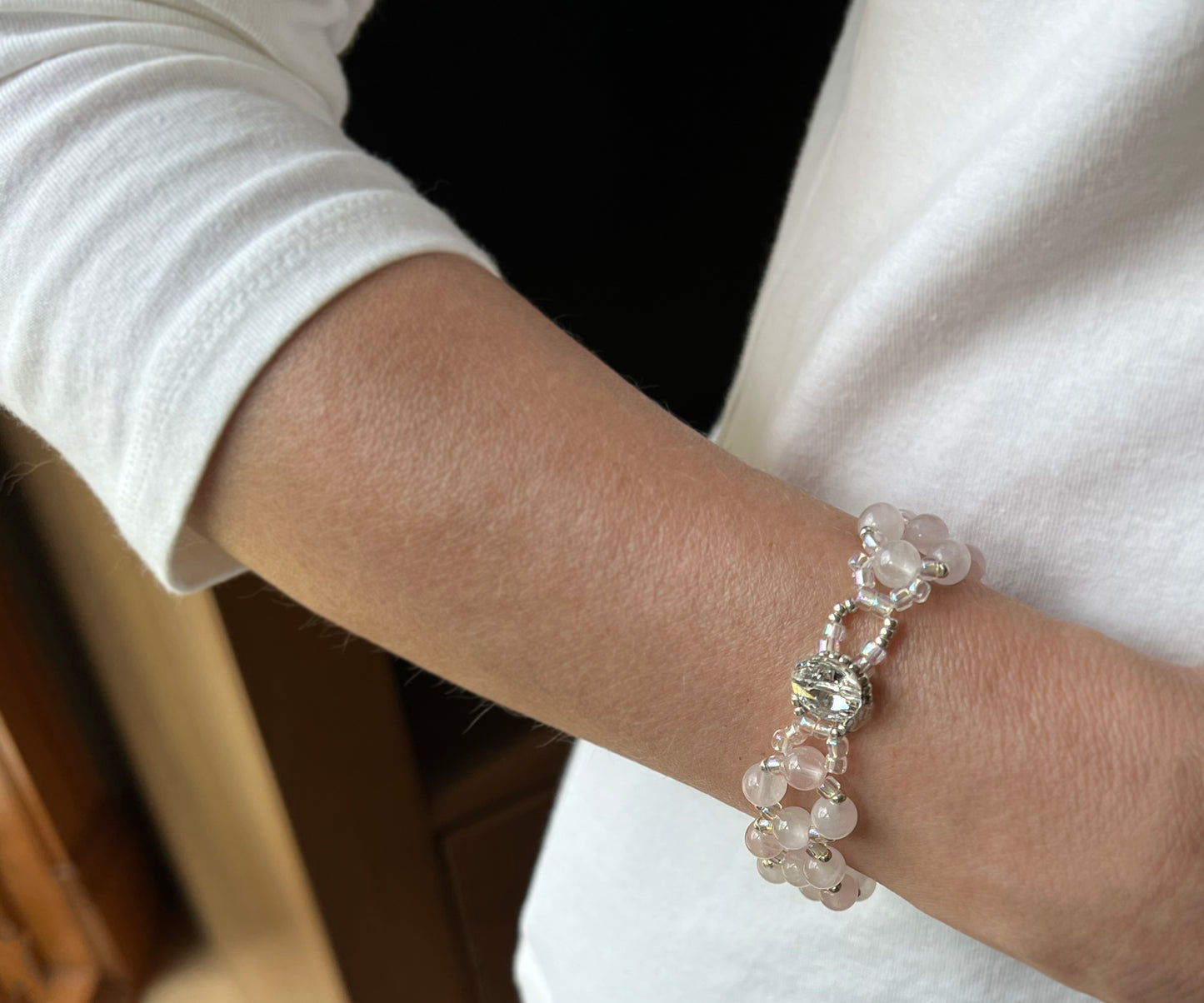 rose quartz bracelet
