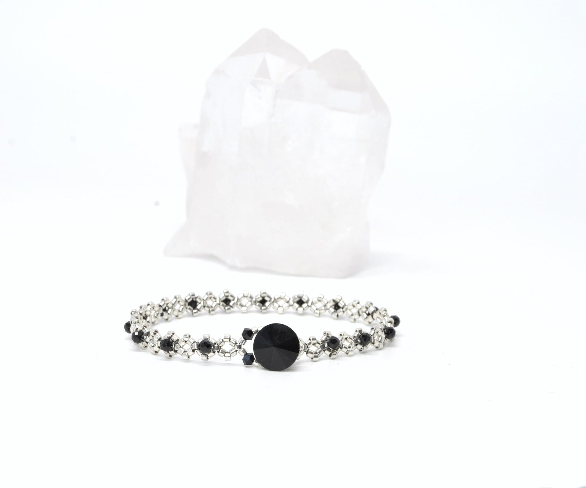 black tourmaline dainty beaded bracelet . gemstone jewelry . tourmaline jewelry . black gemstone bracelet . dainty gemstone jewelry . gift